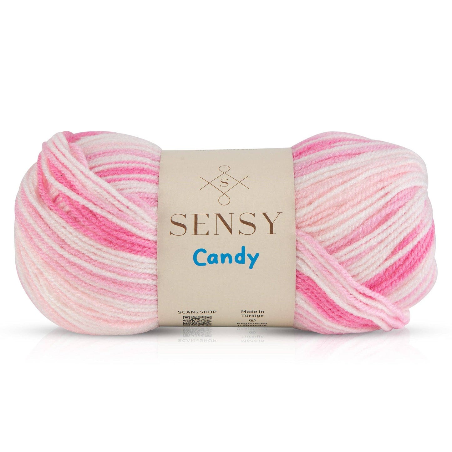 Yarn - Sensy Candy Yarn, 3.5 oz, 251 Yards, Gauge 3 Light: 5430