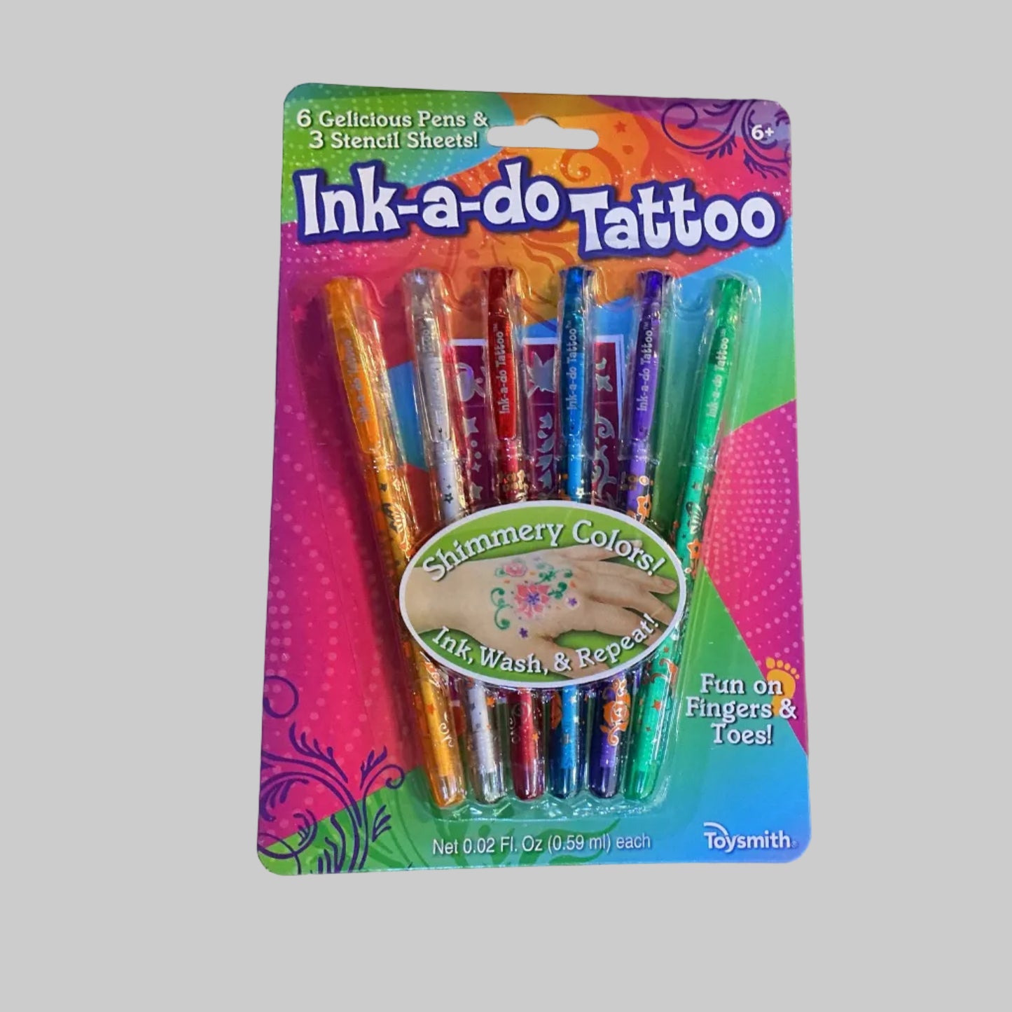 Pens - Ink-a-do Tattoo Set of 6