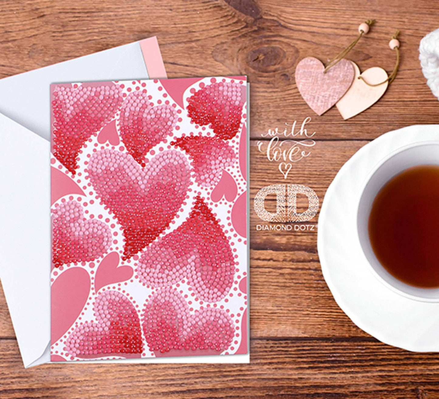 Card - Hearts Swirl