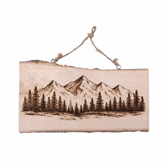 Wood - Rectangle Hanging Wood Slice