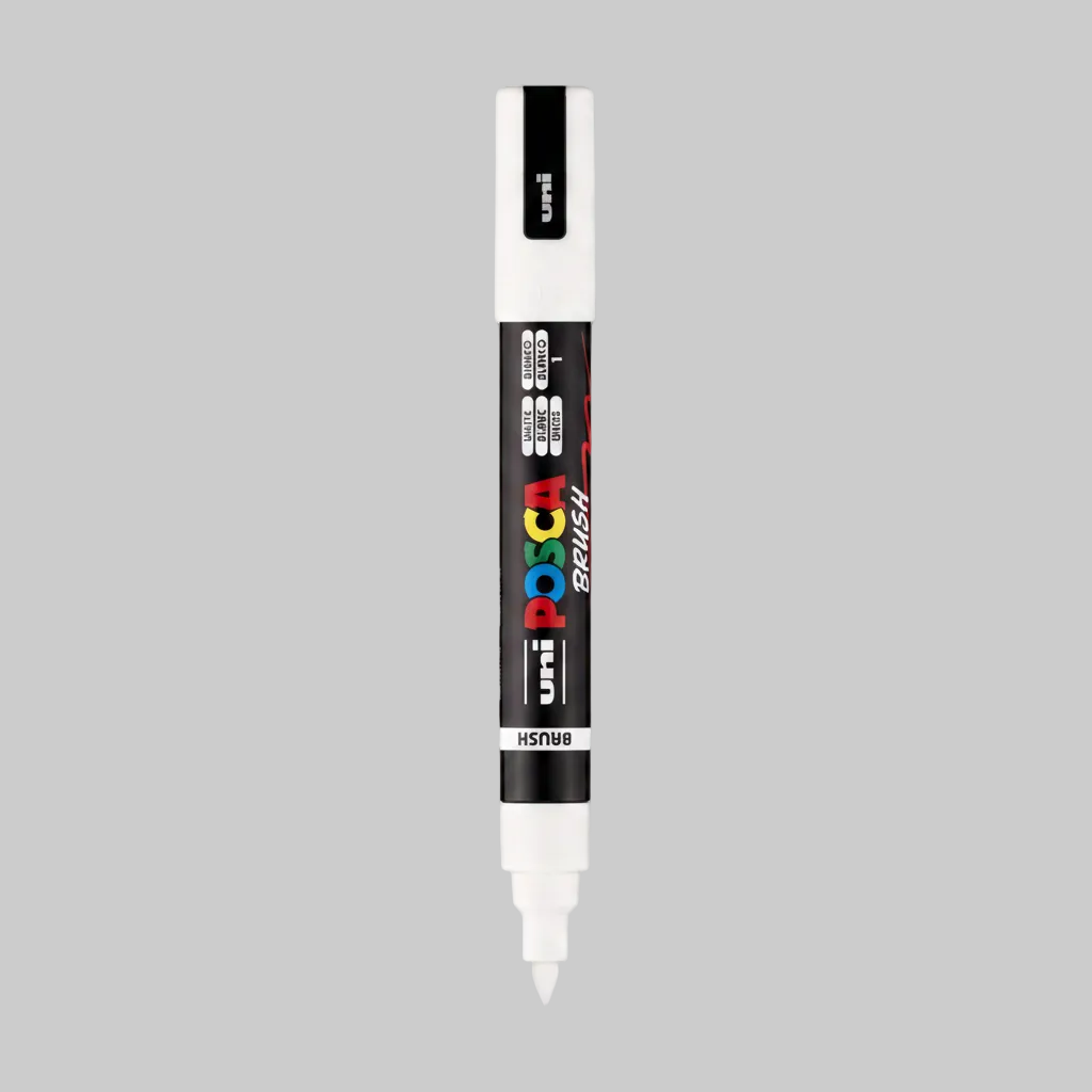 Markers - POSCA 5BR Paint Marker Brush Tip (1-4mm)