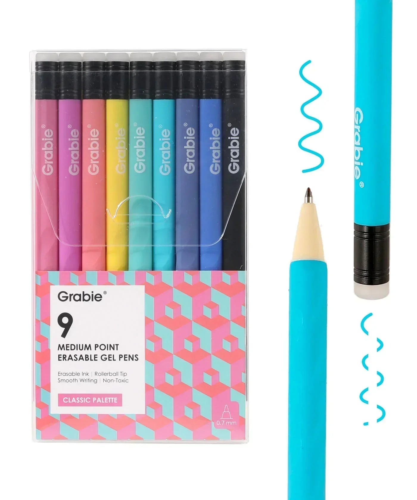 Pens - Medium Point Erasable Gel Pen Set - Classic Pallett