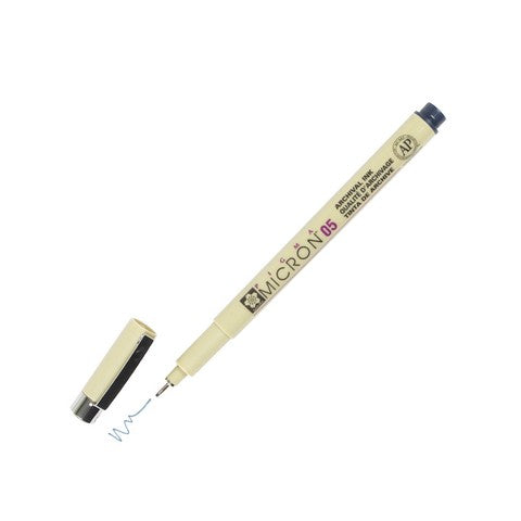 Micron Pen - Sakura Pigma Micron Pens .45MM Blue Black