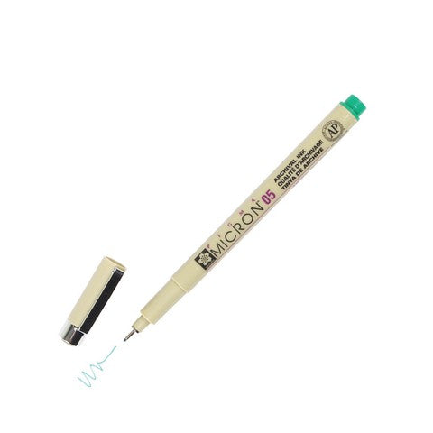 Micron Pen - Sakura Pigma Micron Pens .45MM Green