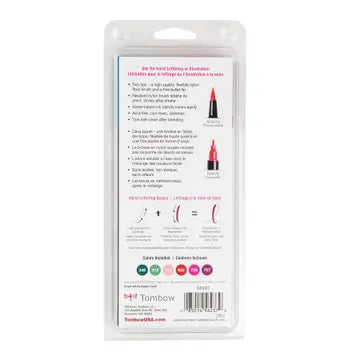 Markers - Dual Brush Pen Art Markers, Very Berry, 6-Pack