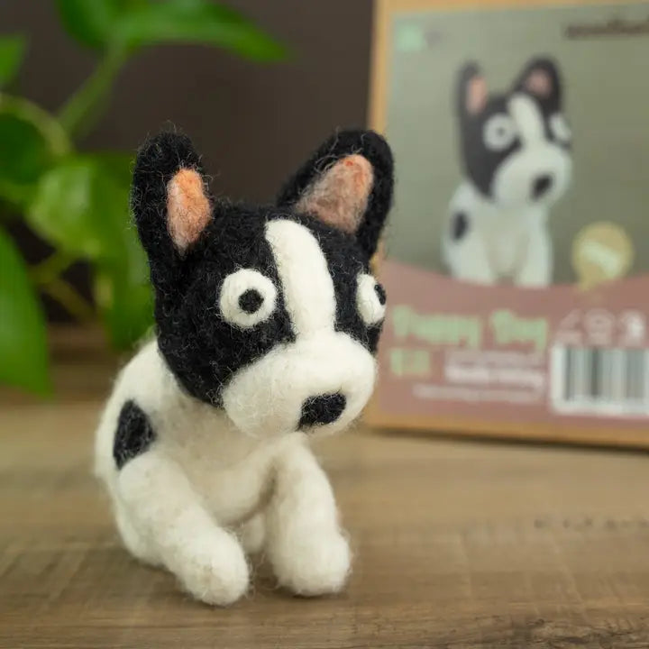 Felting - Diy Needle Felting Kit - Puppy Dog