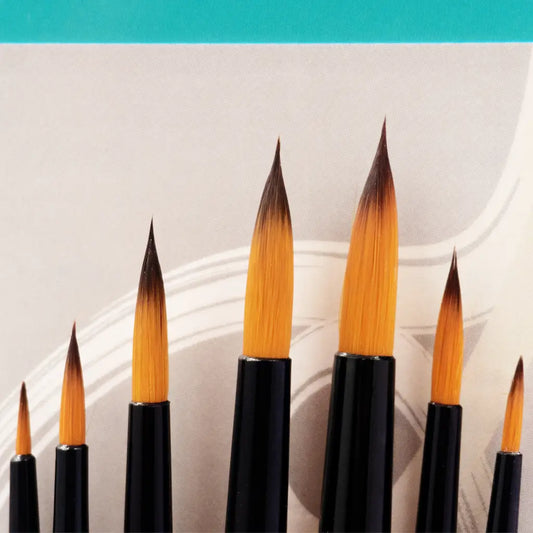 Paint Brush - Round Tip 6ct set