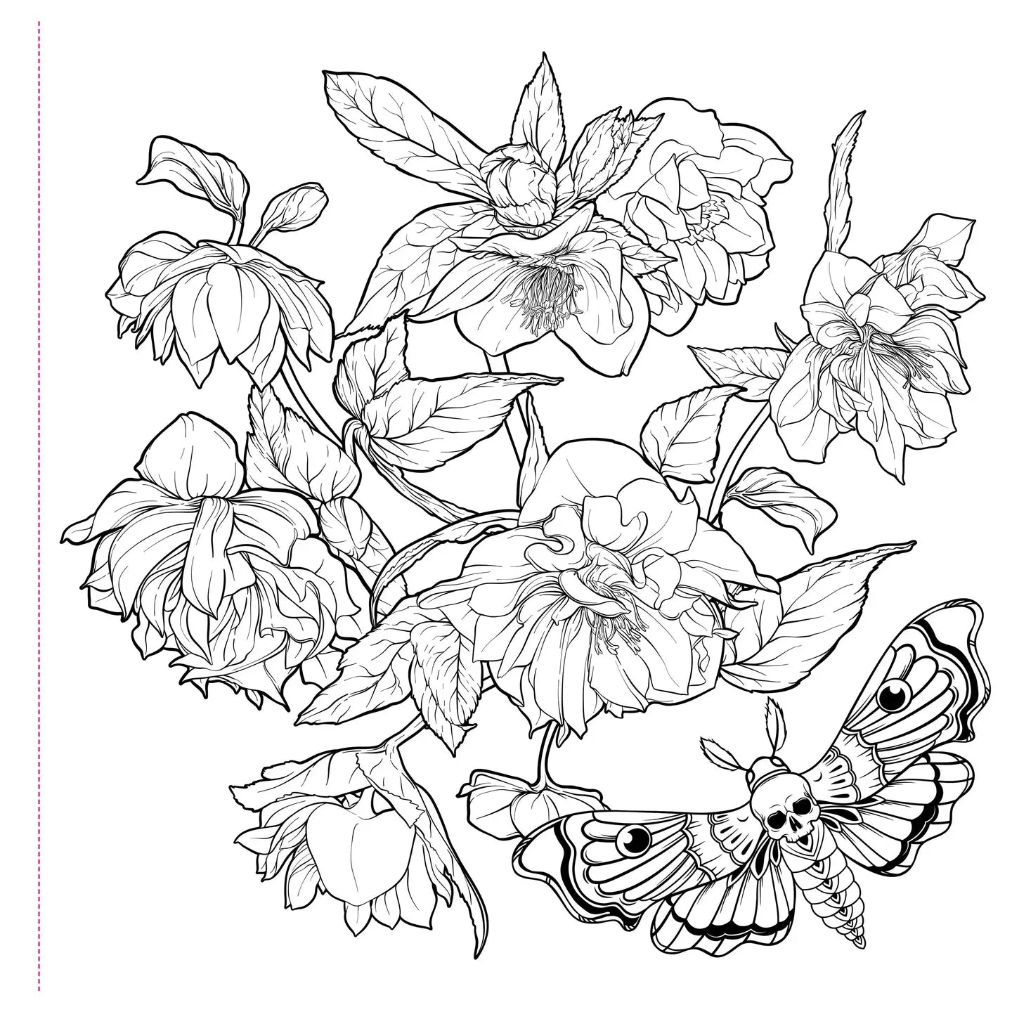 Coloring Book - Goth Garden Adult Coloring Book