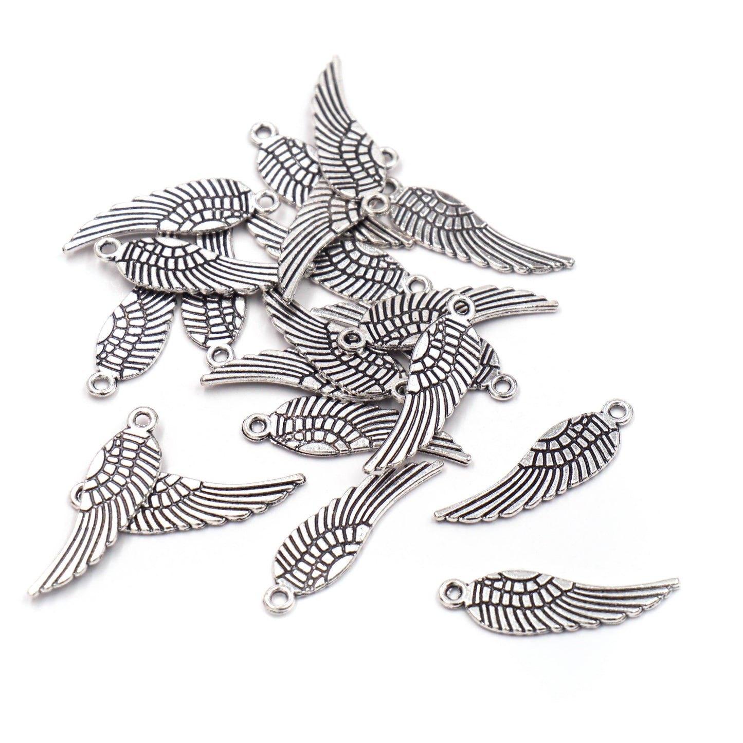 Jewelry - Angel Wing Metal Charms for Jewelry Making 20ct