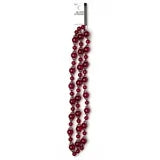 Beads - Cousin DIY Glass Strand 27.8in/70.5cm Dark Red