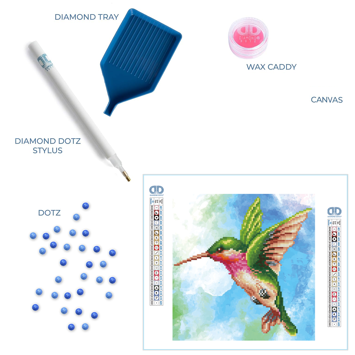 Diamond Dotz - Miniature Magic Pre-Framed Kit - 11.0" x 11.4"