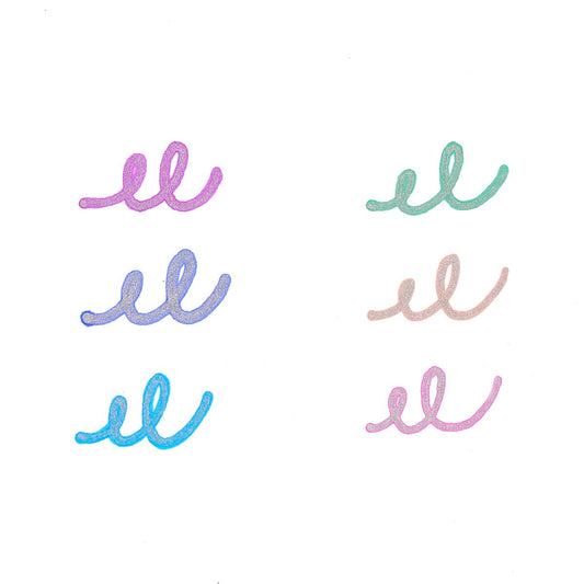 Markers - Silver Linings: Colorful Outline (Set of 6)