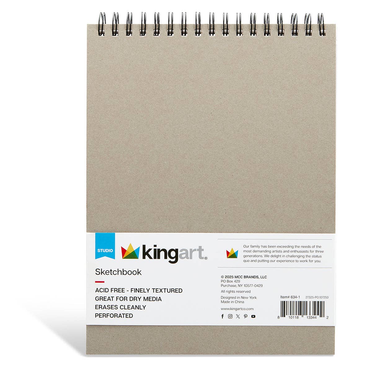 Paper Pad - Sketch Paper Pad - Top Spiral - 9" x 12" - 100 Sheets