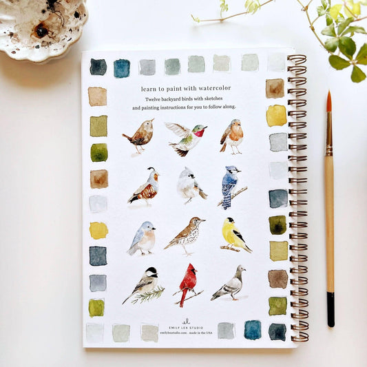 Workbook - Birds watercolor workbook