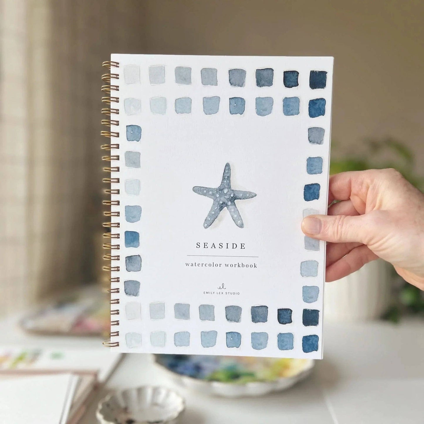 Workbook - Seaside watercolor workbook