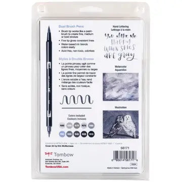 Markers - Dual Brush Pen Art Markers: Grayscale - 10-Pack