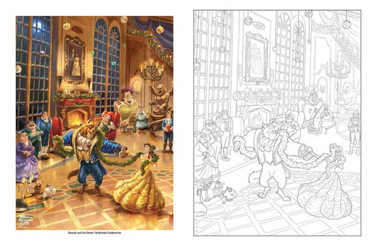 Coloring Book - Disney Dreams Collection Thomas Kinkade Studios Celebrations Coloring Book by Thomas Kinkade Studios: Paperback; 96 pages