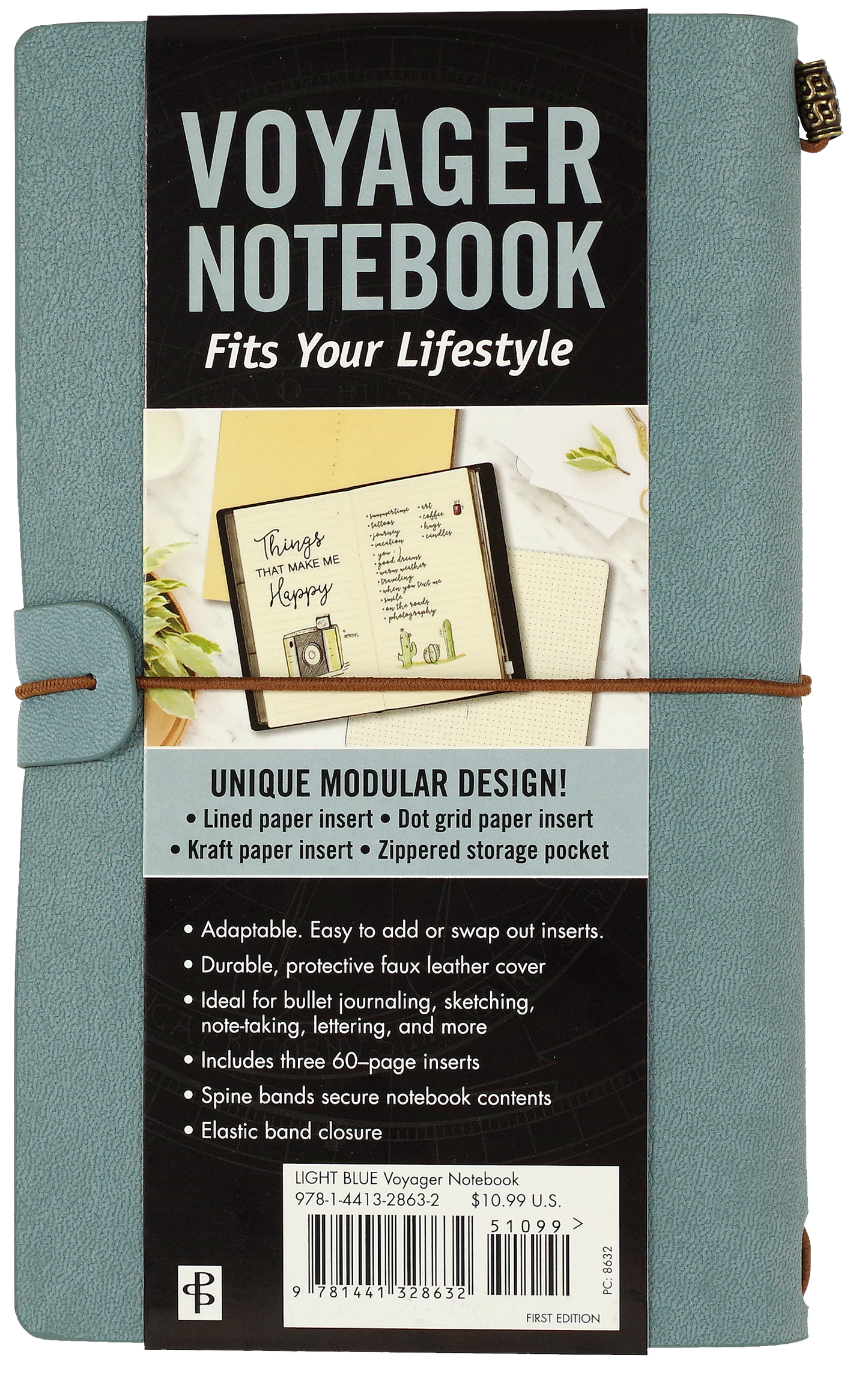 Journal - Light Blue Voyager Notebook