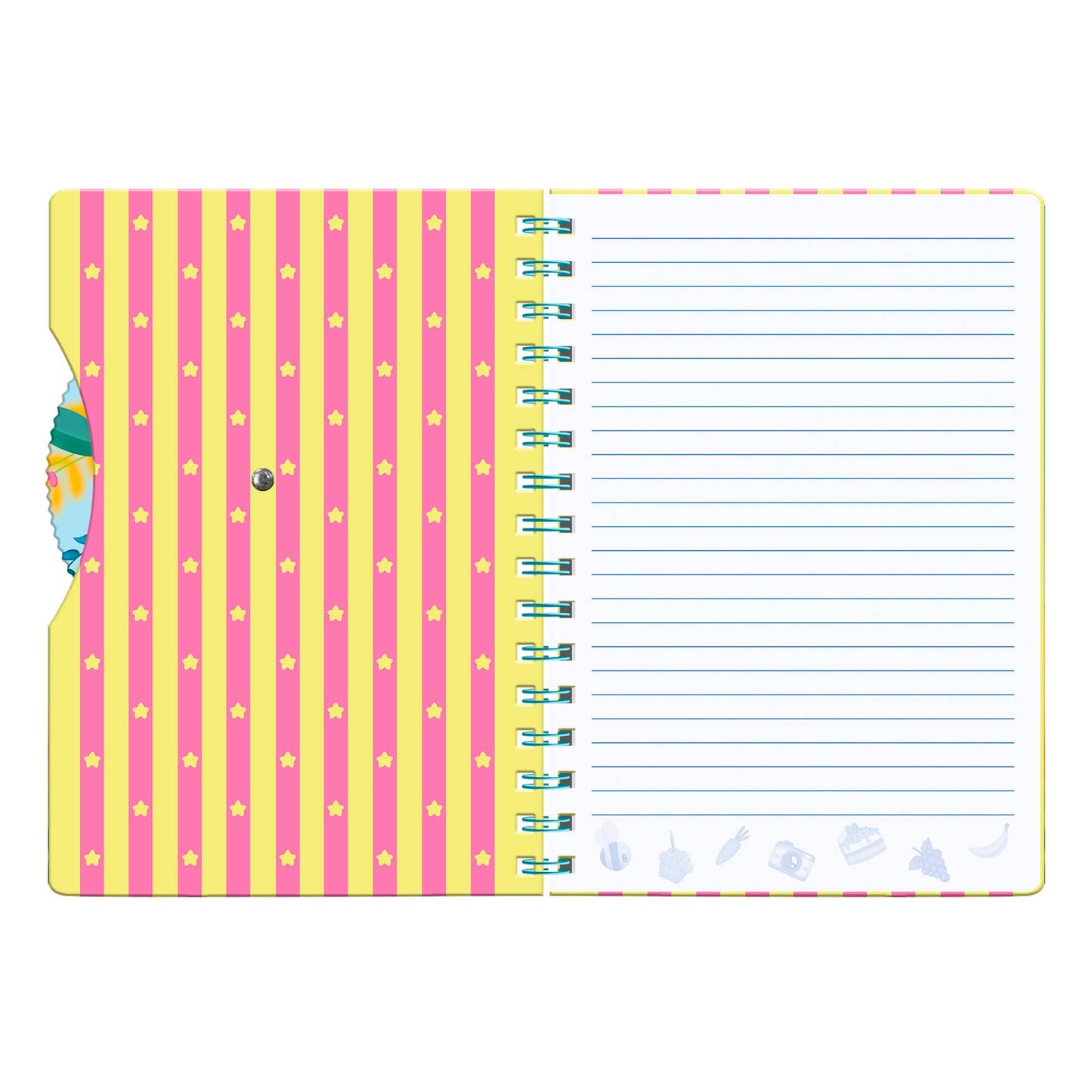 Notebook - Bangoberry Story Wheel Notebook - Picnic on the Hill