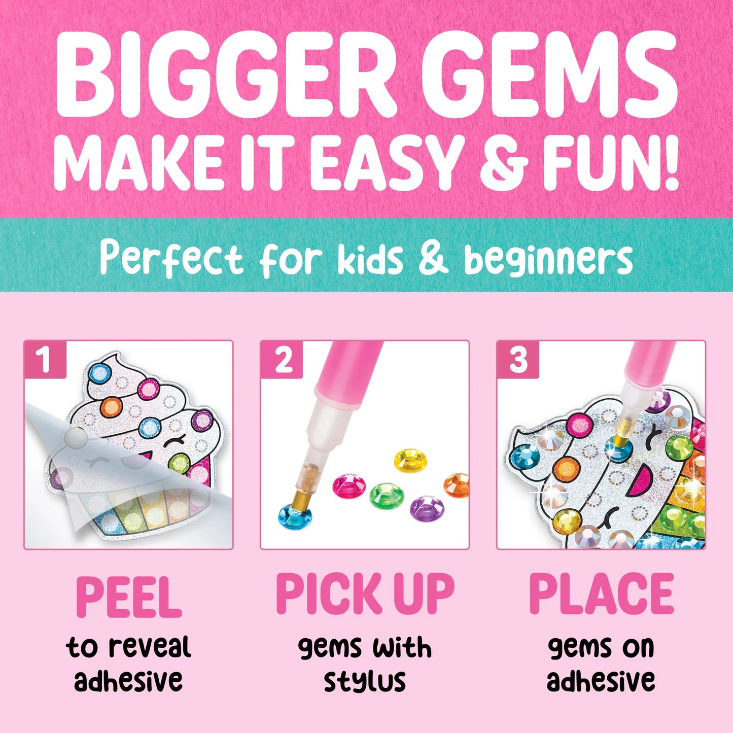 Craft Kit - Big Gem Diamond Painting Stickers