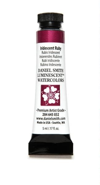Paint - Daniel Smith Extra Fine Watercolor Paint 5ml Tube - Iridescent Ruby