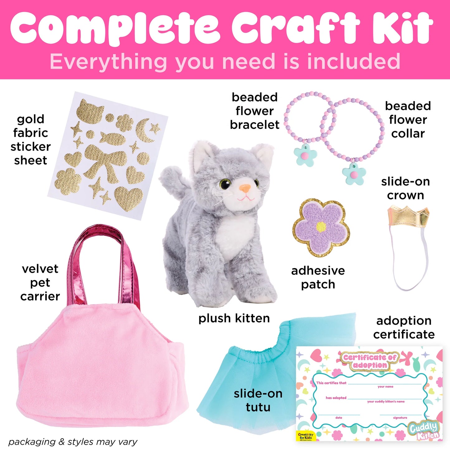 Craft Kit - Cuddly Kitten