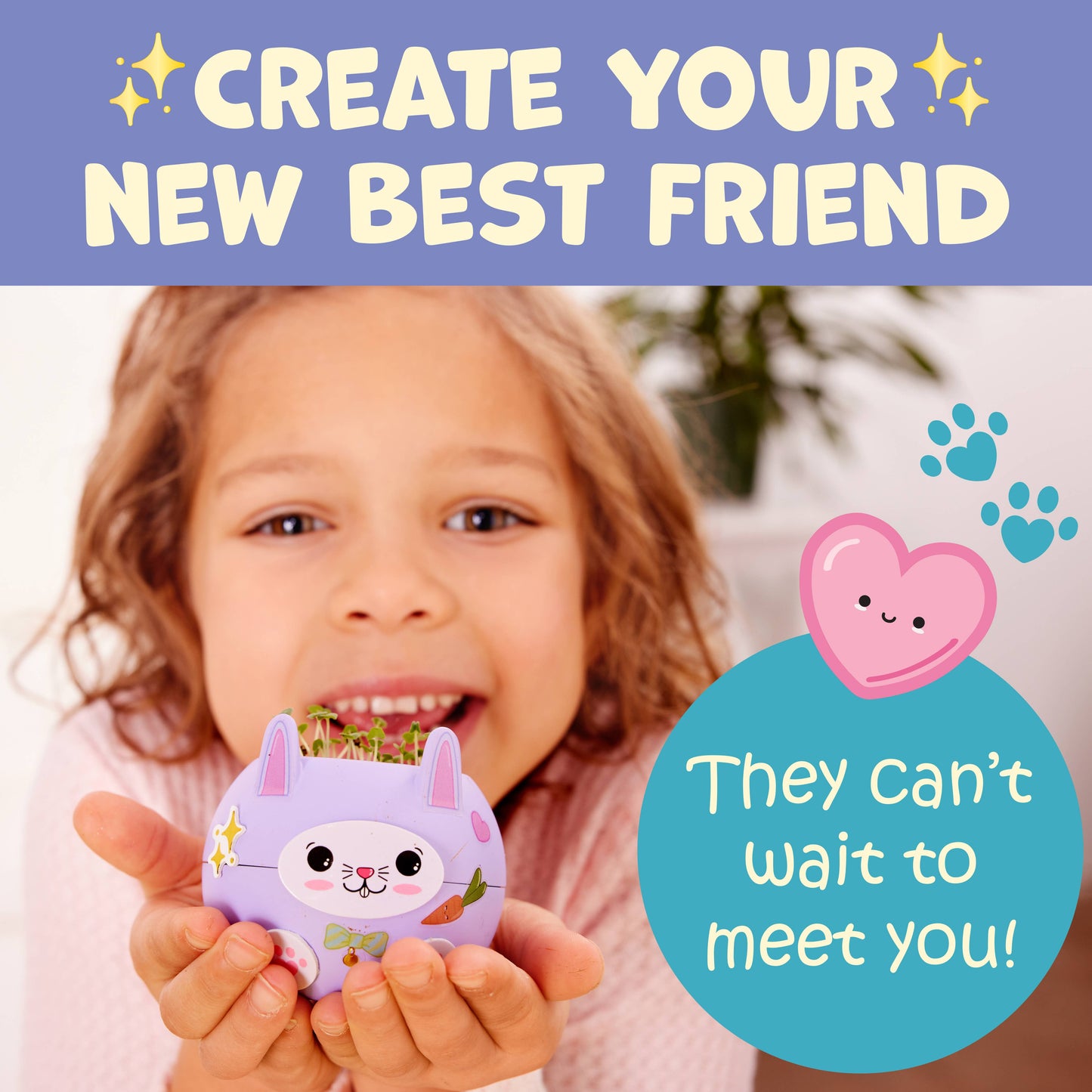 Plant a Pet Mini Grow Craft Kit for Kids: Puppy