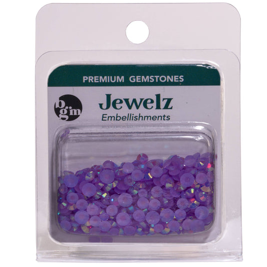 Jewels - Lt. Amethyst AB Flat Back Jewelz