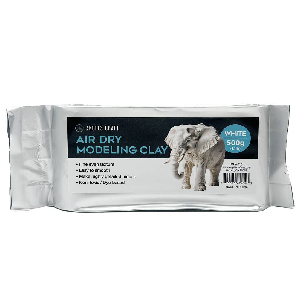 Clay - Air Hardening Modelling Clay White 500g