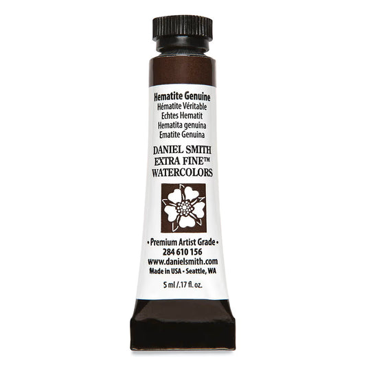 Paint - Daniel Smith Extra Fine Watercolor Paint 5ml Tube - Hematite Genuine