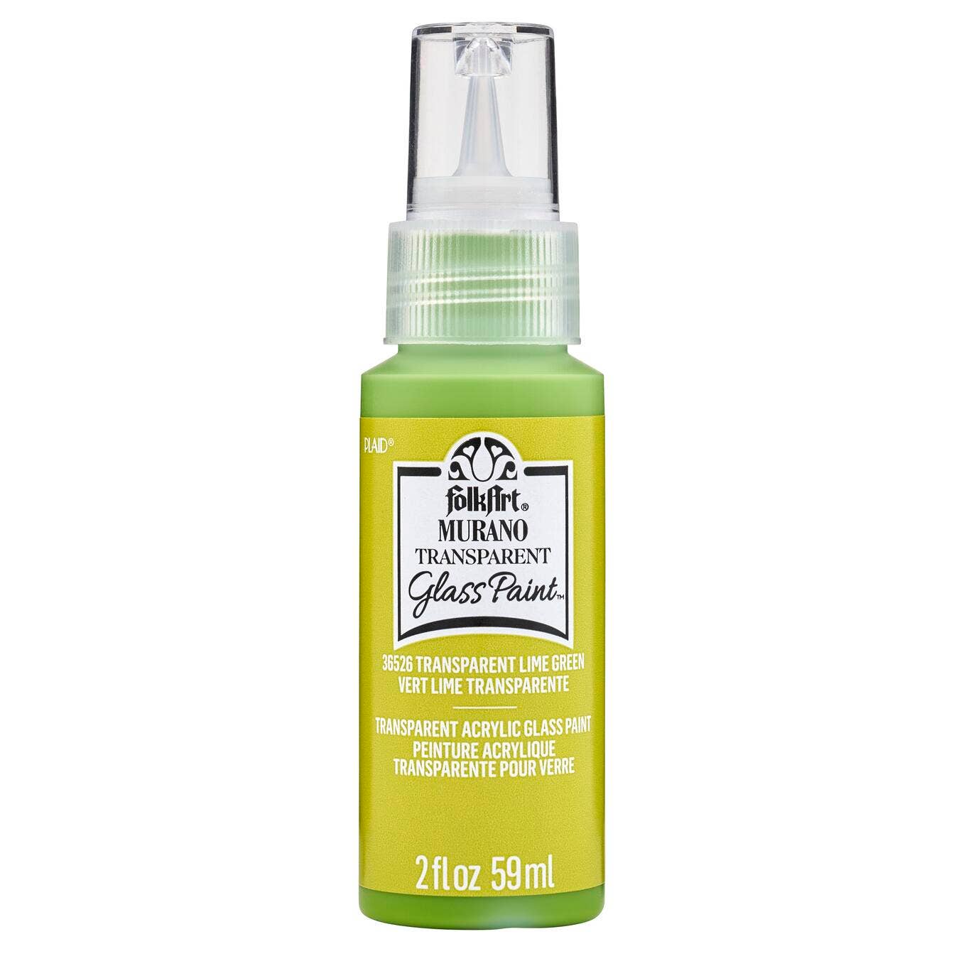 Paint-  Murano Glass Paint - 2 oz: Opaque White