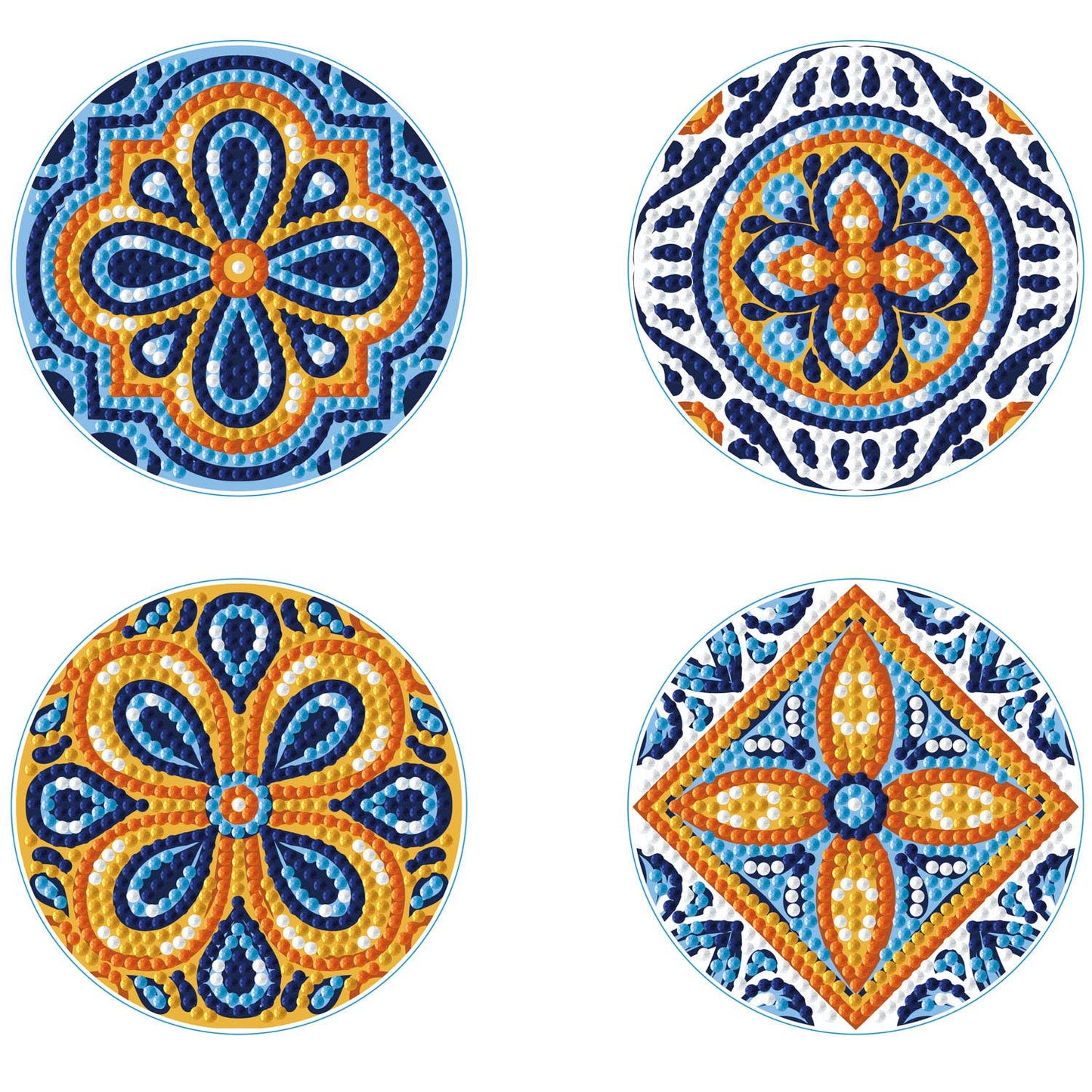Diamond Dotz - Coasters - Portuguese Tiles