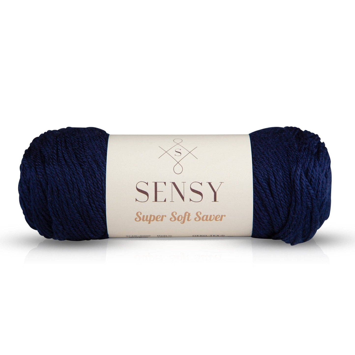Yarn - Sensy Super Soft Saver Yarn, 3.5 oz, 190 Yards, Gauge 4 Medium: Navy Blue