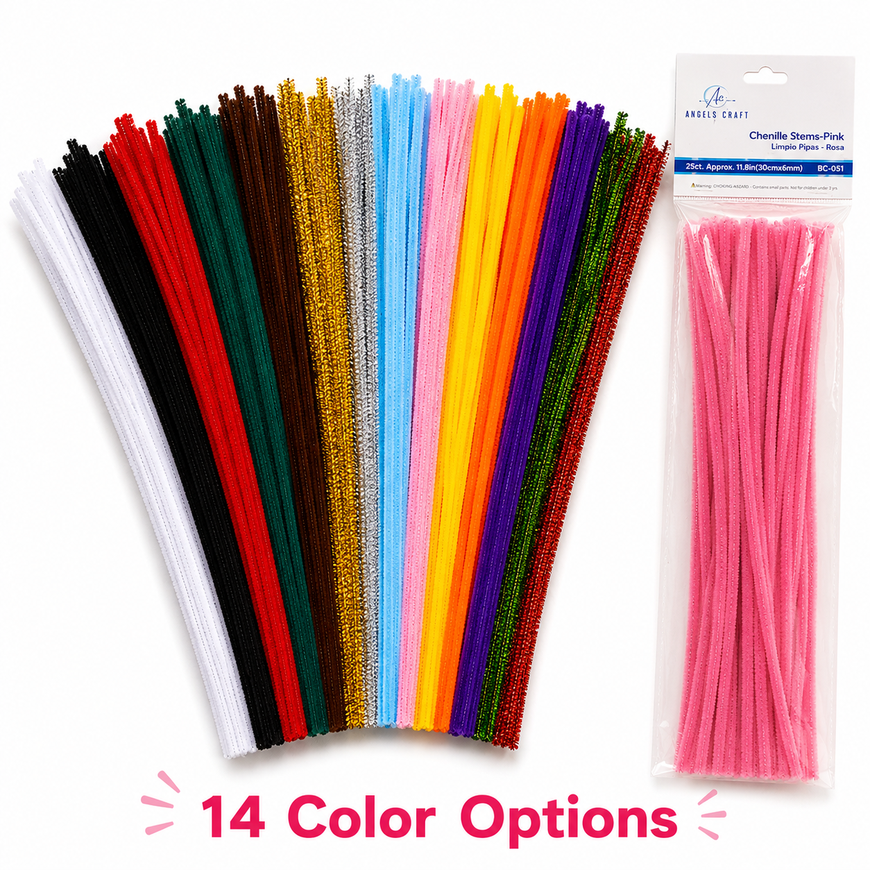 Pipe Cleaners - Metallic Red