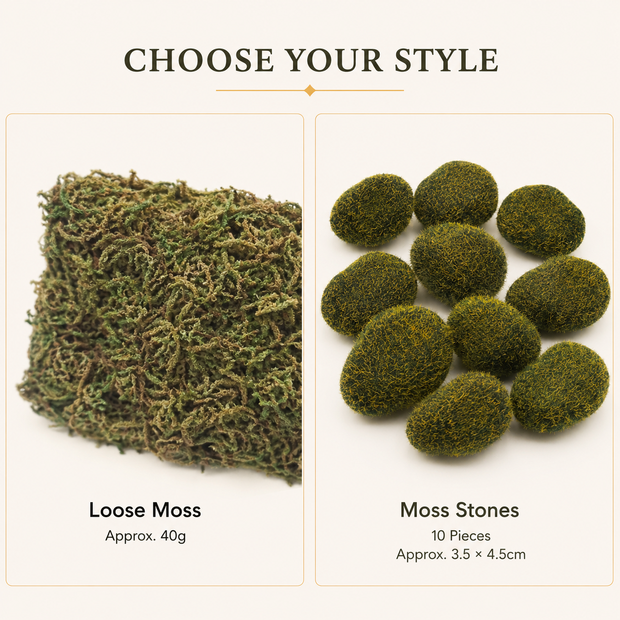 Moss - Artificial Green Loose Moss