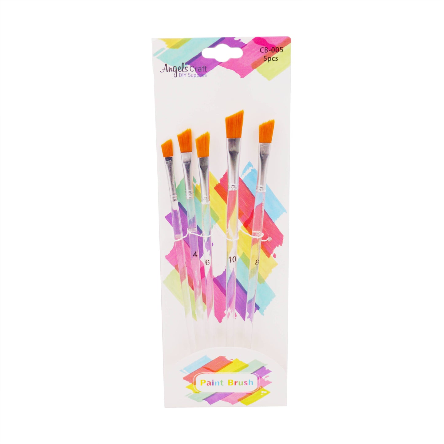 Paint Brush - Set, 5 Brushes Pointed