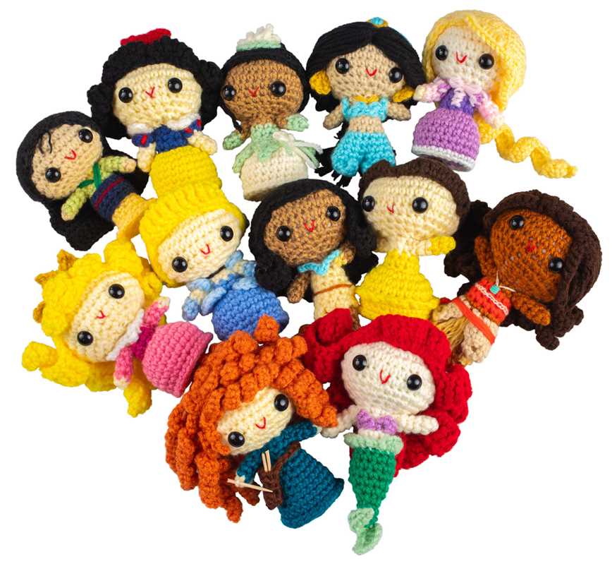 Book - Disney Princess Crochet by Editors of Thunder Bay Press: Kit - Paperback; 76 pages