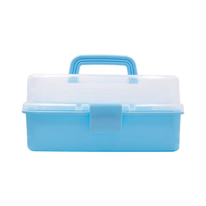 Container - 3 Layer Plastic Organizer Blue