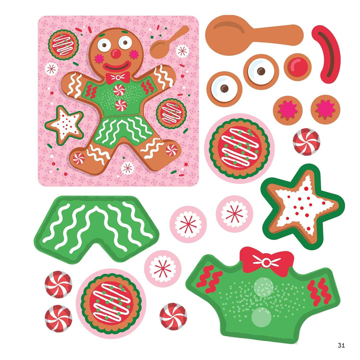 Sticker - First Fun Sticker Painting Christmas - 12 Scenes to Create