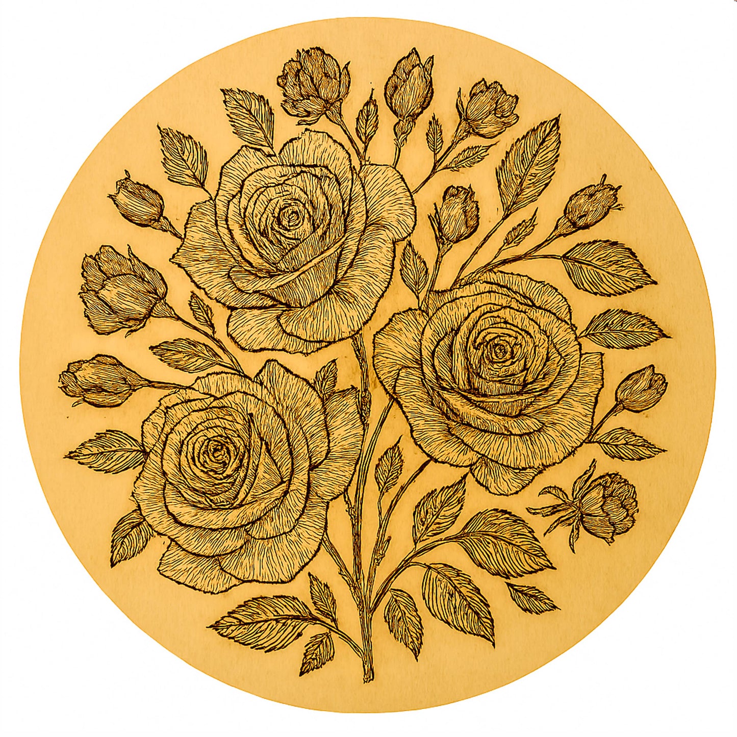 Wood - Basswood Circle 8"