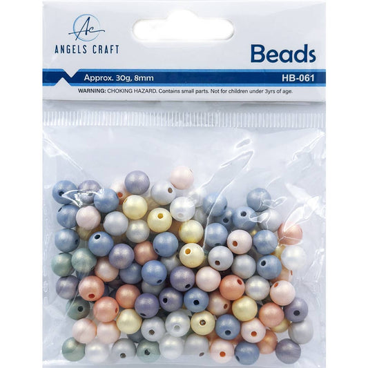 Beads – Acrylic Assorted Pastel Colors