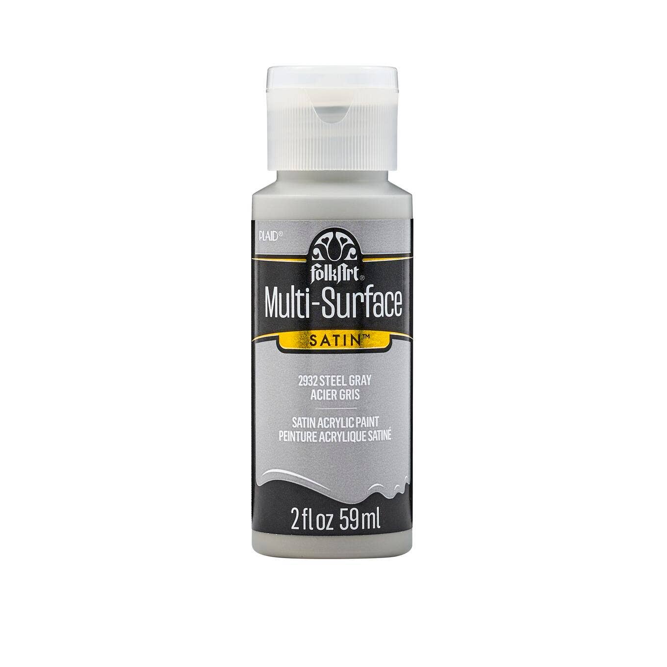 Paint - Acrylic - Satin Paint Steel Gray