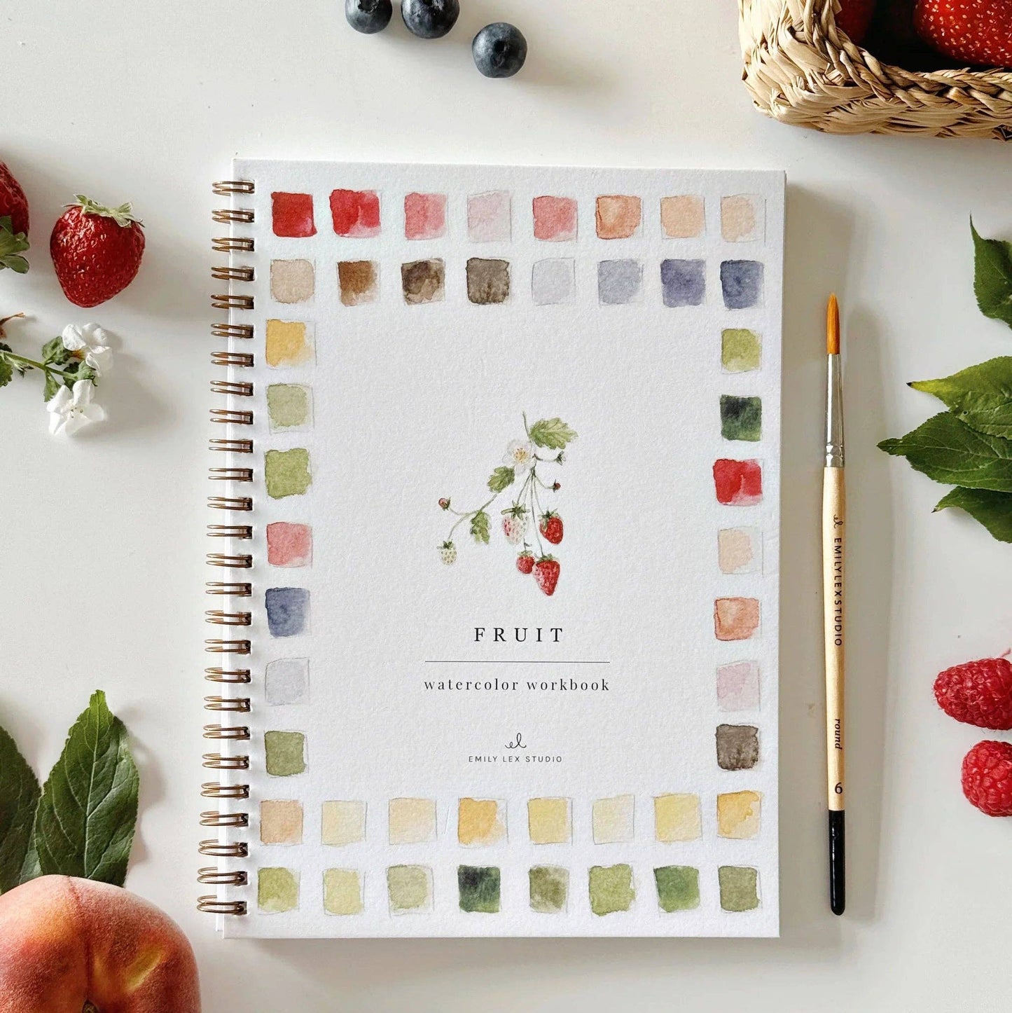 Workbook - Fruit watercolor workbook