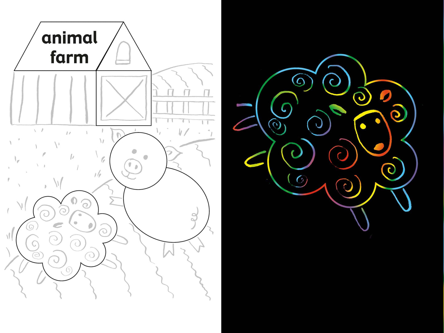 Scratch and Sketch - Creative Activity Book