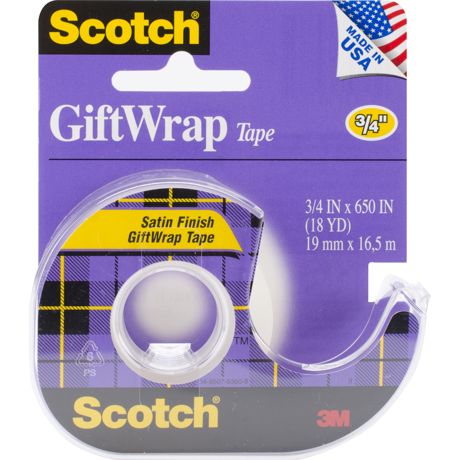 Tape - Scotch Gift Wrap Tape .75"x65"