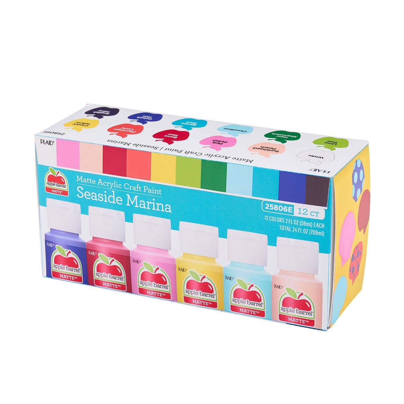 Paint - Acrylic - Matte Seaside Marina Paint Set, 12-Piece