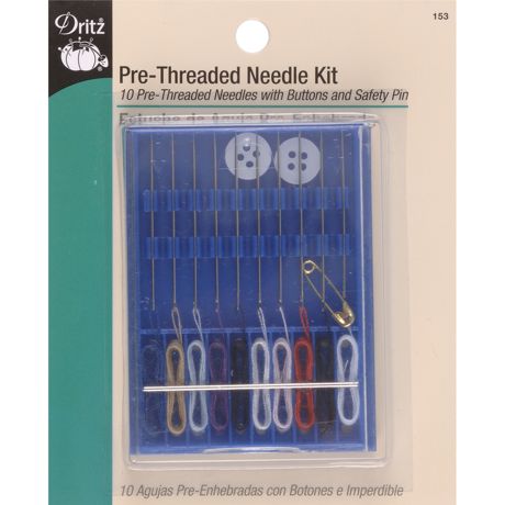 Sewing Kit - Dritz Pre-Threaded Needle Kit