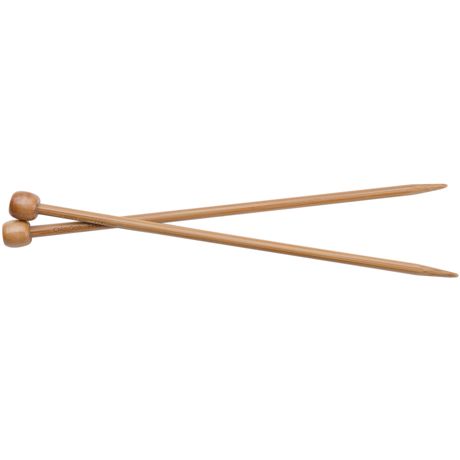 Knitting Needle - Size 7/4.5mm - ChiaoGoo Single Point Dark Patina Knitting Needles 7"
