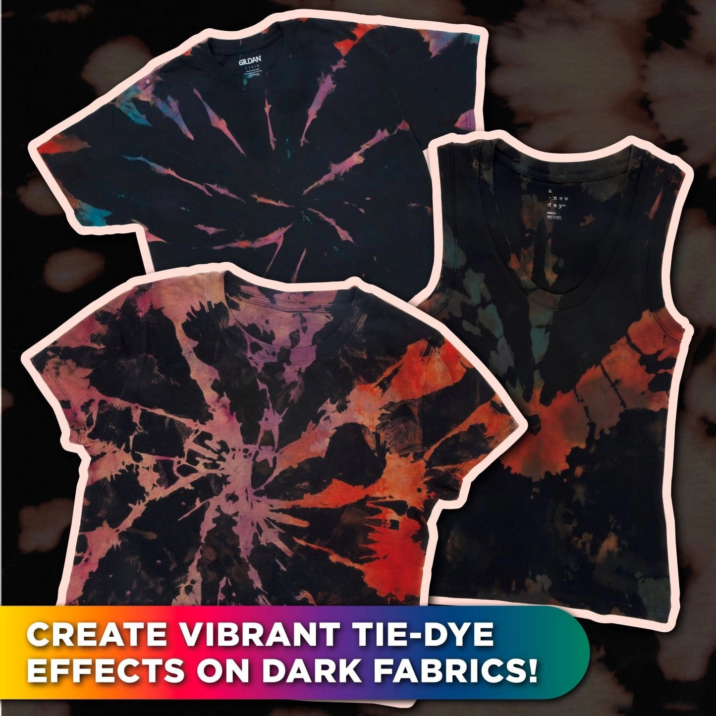 Tie Dye - Reverse 4-Color Tie-Dye Kit