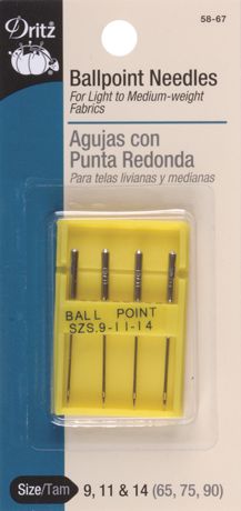 Sewing - Dritz Ball Point Machine Needles